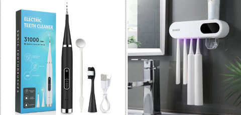 Portable Electric Toothbrush Set To Remove Dental Calculus