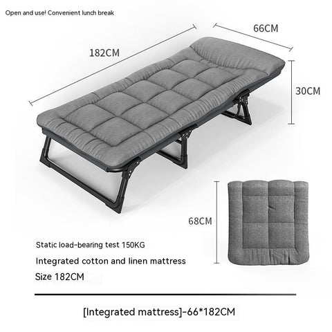 Portable Lounge Chair Simple Campsite Folding Bed