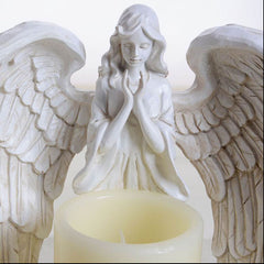 European Style Home Decoration Living Room Bedroom Angel Resin Candle Holder