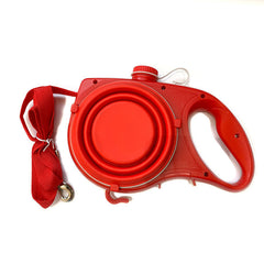 Multifunctional Pet Traction Rope With Water Bottle