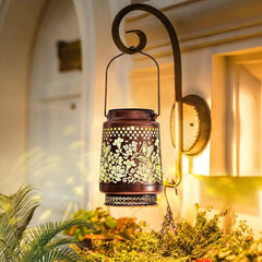 Solar Hummingbird Barn Lantern Outdoor Courtyard Decorative Waterproof Projection Lamp