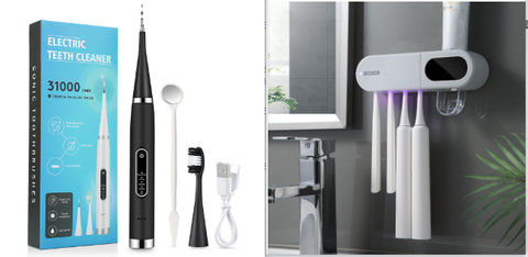 Portable Electric Toothbrush Set To Remove Dental Calculus