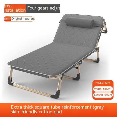 Portable Lounge Chair Simple Campsite Folding Bed