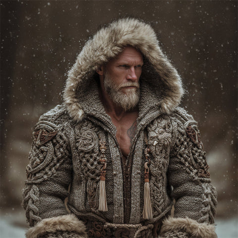 Men's Casual Printed Hoodie With No Pockets